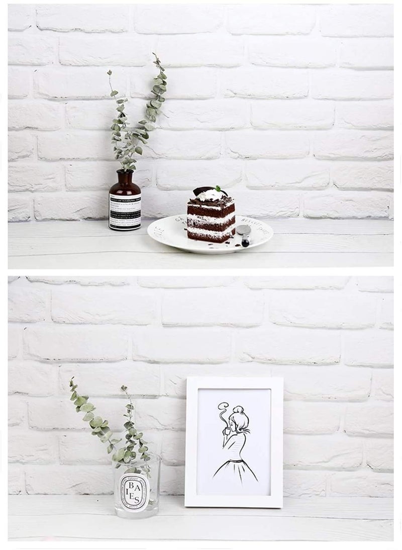 Meking 22x35inch Wood Concrete Backdrop Food Flat Lay Photography Backdrops Paper 2-in-1 Texture Backgrounds for Blogger YouTube Tabletop Product Studio Photo Shoot Props, 3 Pack - Image 3